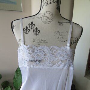 Vintage White Full Camisole Slip